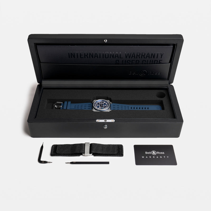 Bell & Ross New Watches - BR-XS BLUE STEEL | Manfredi Jewels