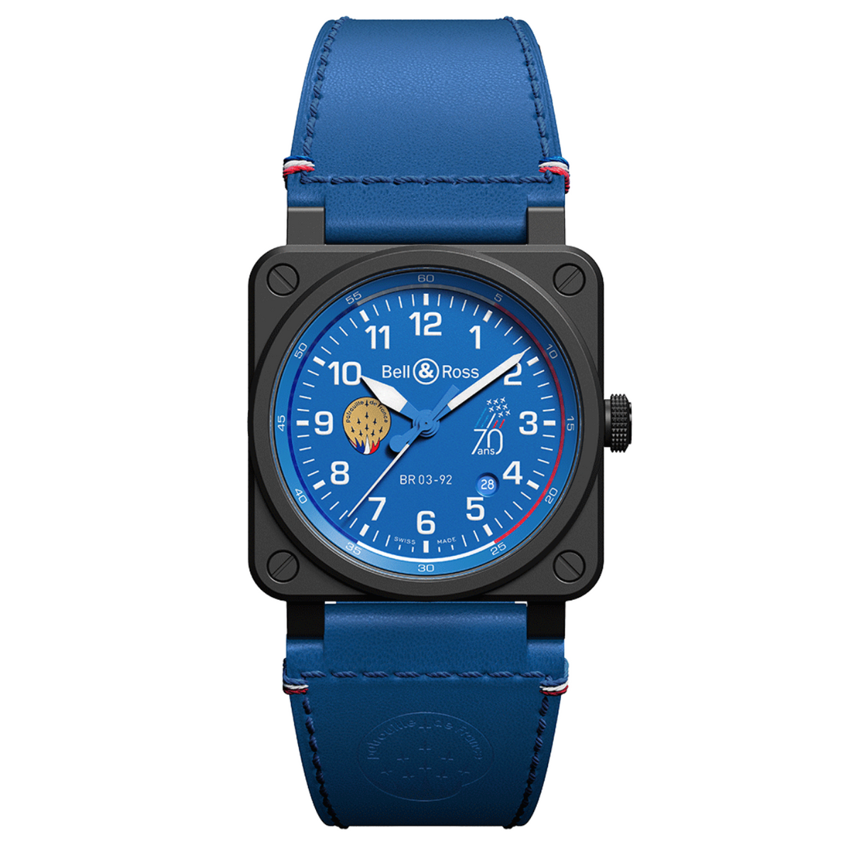 Bell & Ross New Watches - INSTRUMENTS - BR 03 AUTO PATROUILLE DE FRANCE 70TH ANNIVERSARY | Manfredi Jewels
