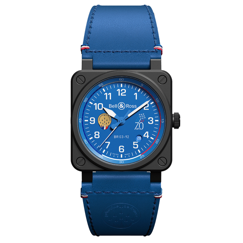 Bell & Ross New Watches - INSTRUMENTS - BR 03 AUTO PATROUILLE DE FRANCE 70TH ANNIVERSARY | Manfredi Jewels