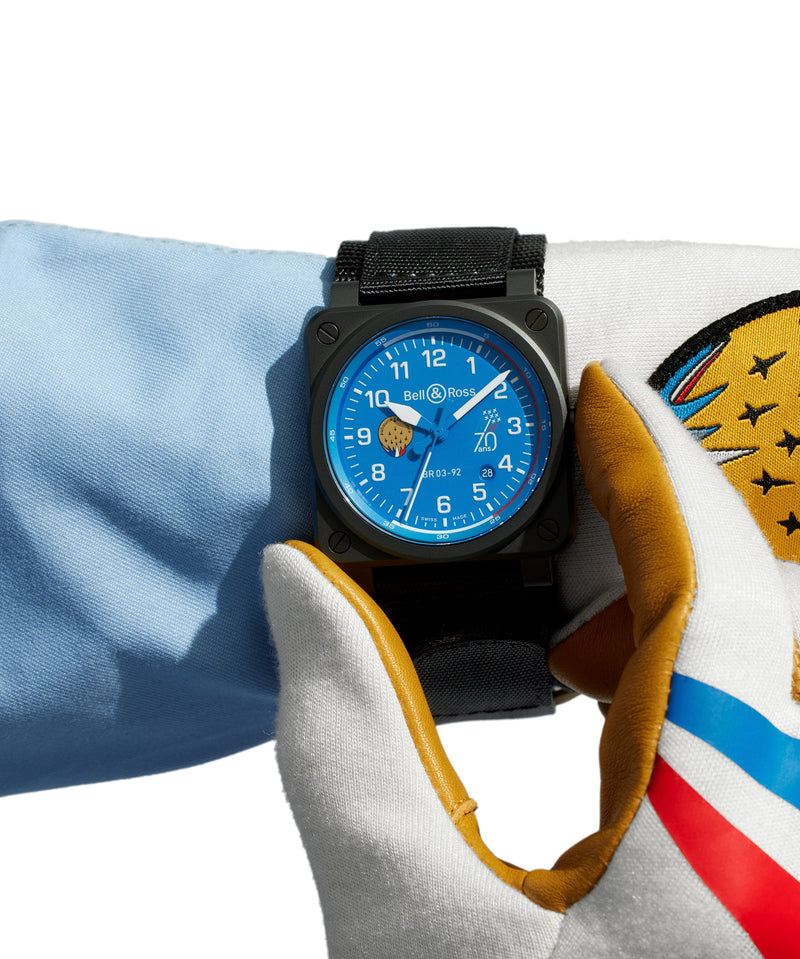 Bell & Ross New Watches - INSTRUMENTS BR 03 AUTO PATROUILLE DE FRANCE 70TH ANNIVERSARY | Manfredi Jewels