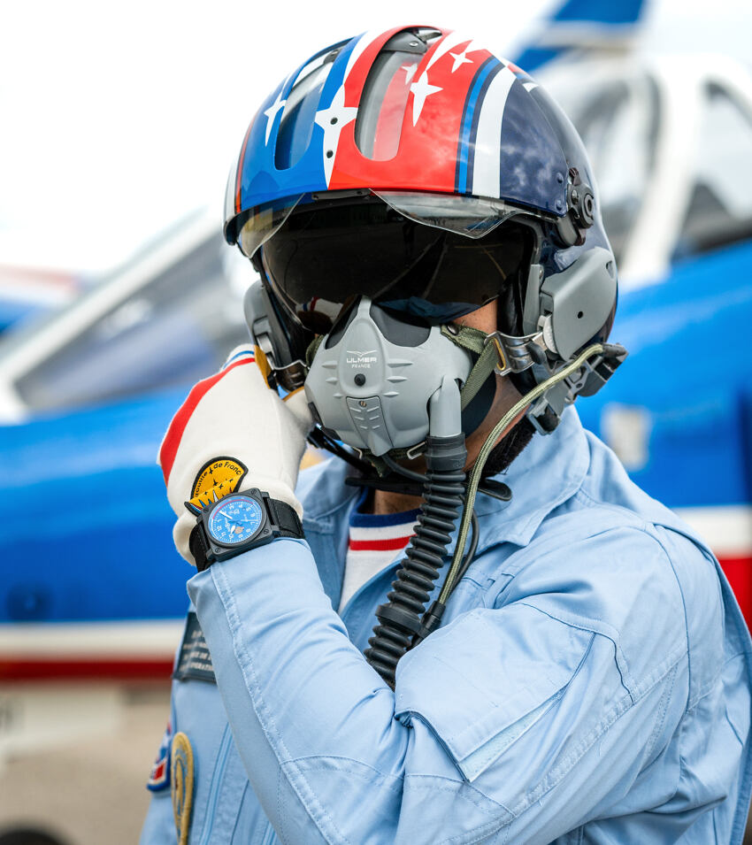 Bell & Ross New Watches - INSTRUMENTS - BR 03 AUTO PATROUILLE DE FRANCE 70TH ANNIVERSARY | Manfredi Jewels