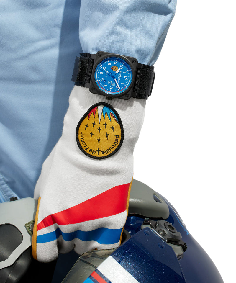Bell & Ross New Watches - INSTRUMENTS BR 03 AUTO PATROUILLE DE FRANCE 70TH ANNIVERSARY | Manfredi Jewels