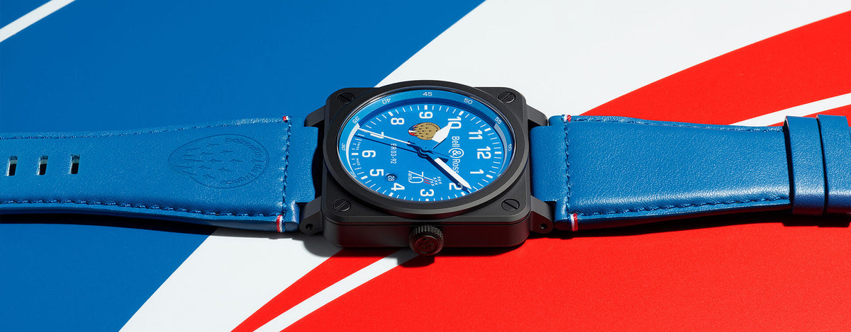 Bell & Ross New Watches - INSTRUMENTS - BR 03 AUTO PATROUILLE DE FRANCE 70TH ANNIVERSARY | Manfredi Jewels