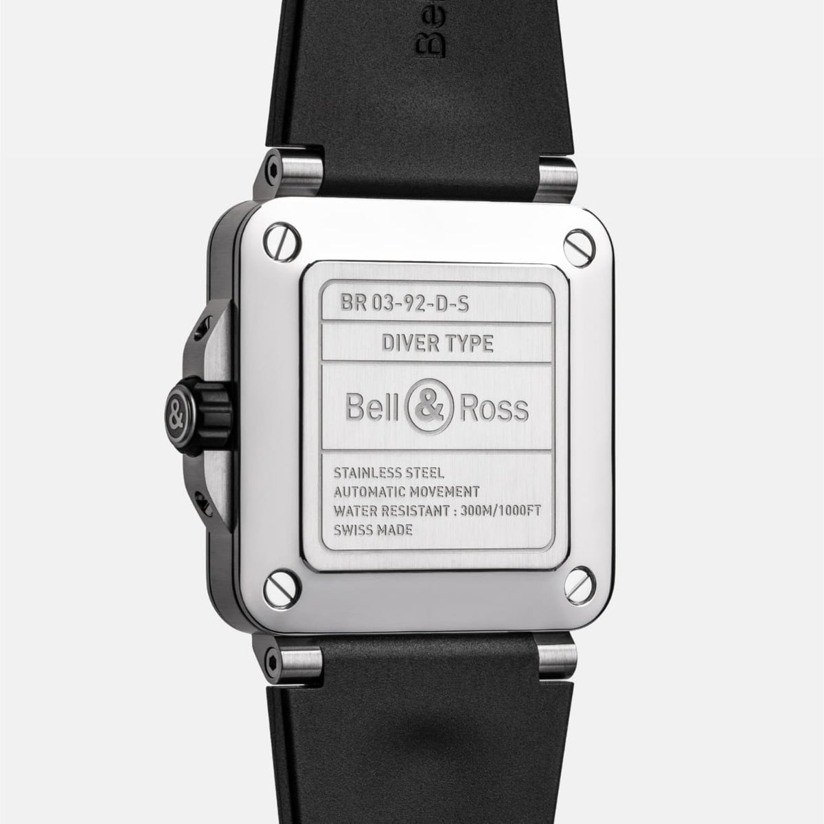 Bell & Ross Watches - INSTRUMENTS - BR 03 DIVER BLACK STEEL | Manfredi Jewels
