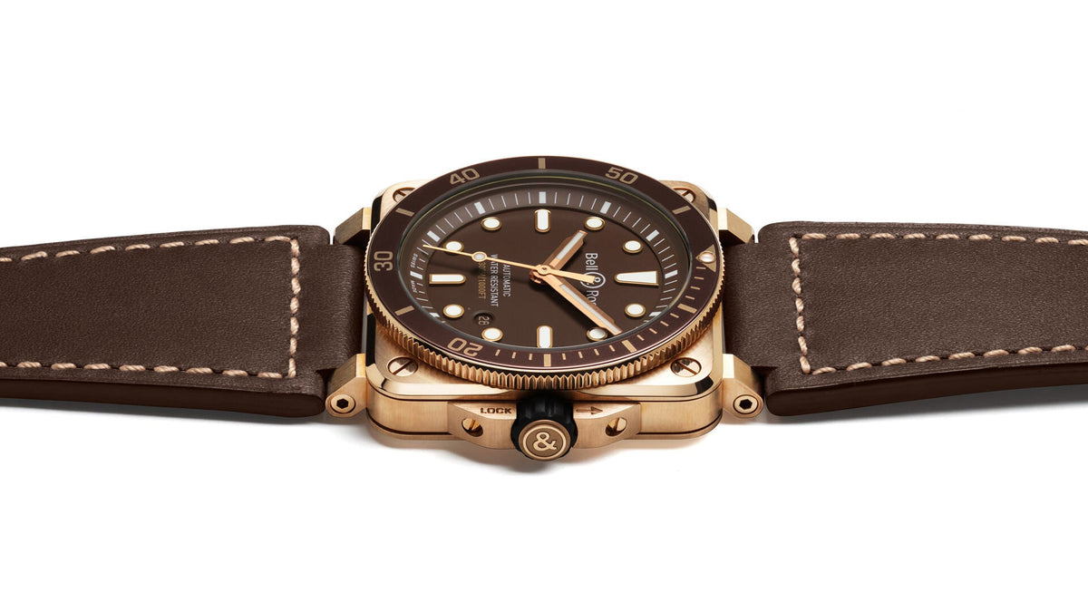 Bell & Ross New Watches - INSTRUMENTS - BR 03 DIVER BROWN BRONZE | Manfredi Jewels