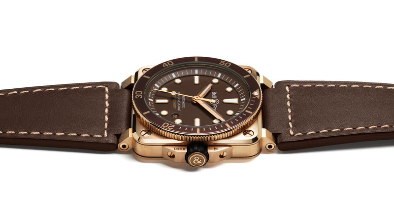 Bell & Ross New Watches - INSTRUMENTS BR 03 DIVER BROWN BRONZE | Manfredi Jewels