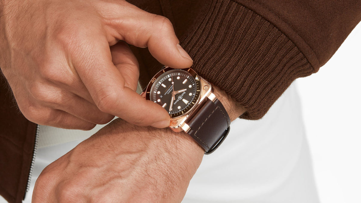 Bell & Ross New Watches - INSTRUMENTS - BR 03 DIVER BROWN BRONZE | Manfredi Jewels
