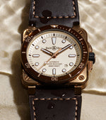 Bell & Ross New Watches - INSTRUMENTS BR 03 DIVER WHITE | Manfredi Jewels
