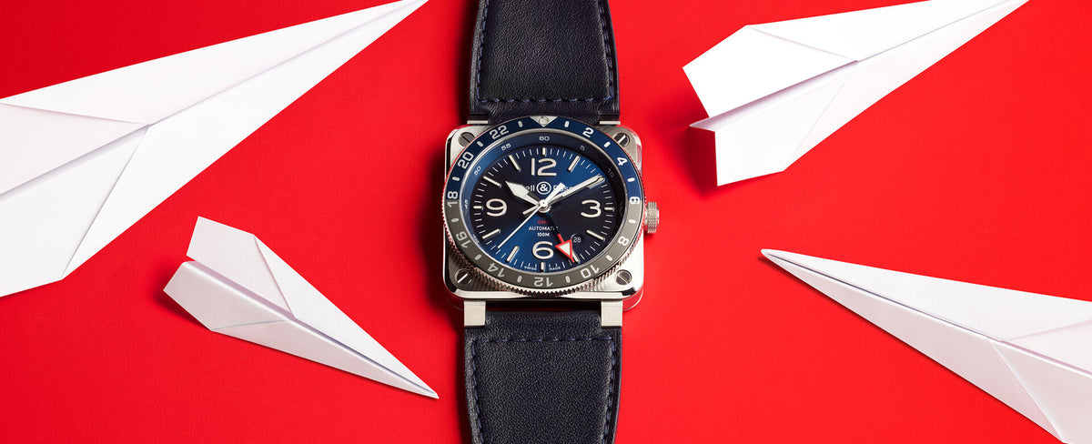 Bell & Ross New Watches - INSTRUMENTS - BR 03 GMT BLUE | Manfredi Jewels