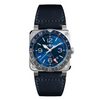 Bell & Ross New Watches - INSTRUMENTS BR 03 GMT BLUE | Manfredi Jewels