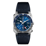 Bell & Ross New Watches - INSTRUMENTS BR 03 GMT BLUE | Manfredi Jewels