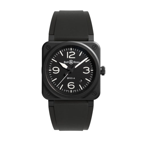 Bell & Ross New Watches - INSTRUMENTS - NEW BR 03 BLACK MATTE | Manfredi Jewels