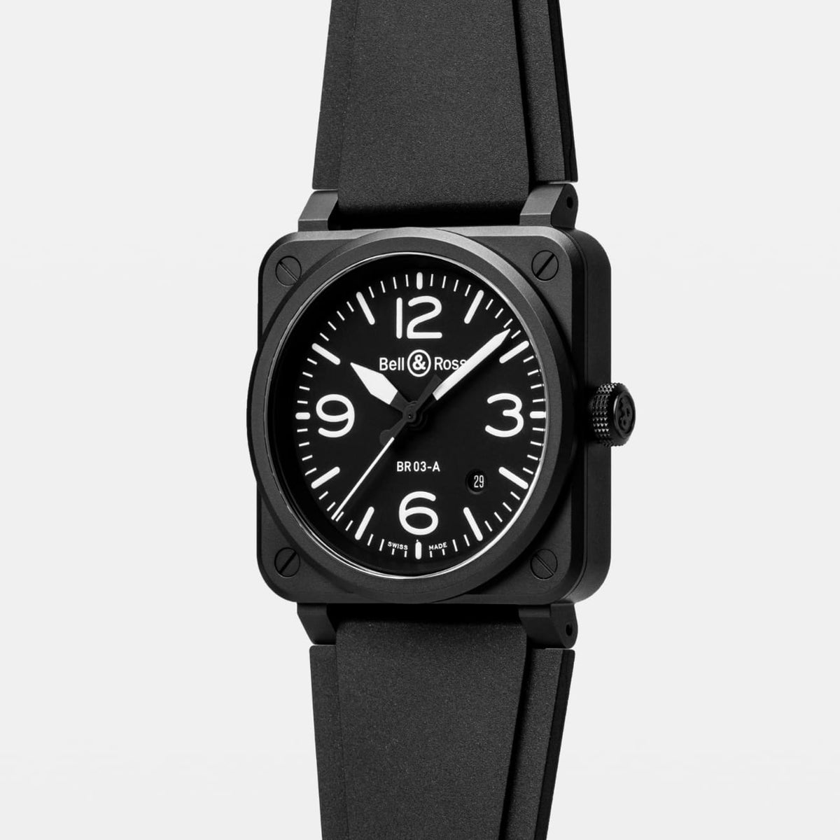 Bell & Ross New Watches - INSTRUMENTS - NEW BR 03 BLACK MATTE | Manfredi Jewels