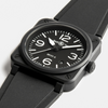 Bell & Ross New Watches - INSTRUMENTS BR 03 BLACK MATTE | Manfredi Jewels