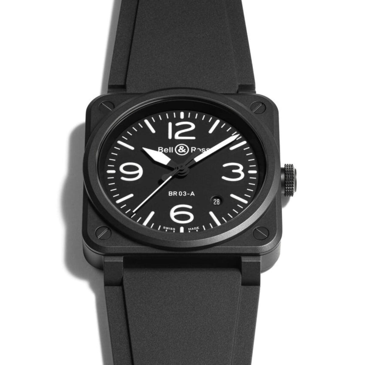 Bell & Ross New Watches - INSTRUMENTS - NEW BR 03 BLACK MATTE | Manfredi Jewels
