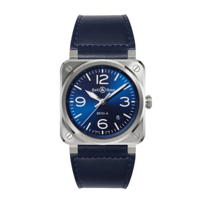 Bell & Ross New Watches - INSTRUMENTS - NEW BR 03 BLUE STEEL | Manfredi Jewels