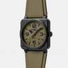 Bell & Ross New Watches - INSTRUMENTS BR 03 MILITARY CERAMIC | Manfredi Jewels