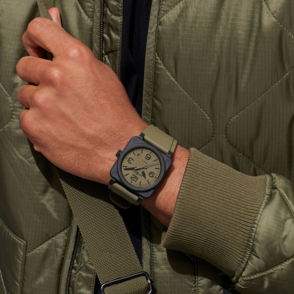 Bell & Ross New Watches - INSTRUMENTS - NEW BR 03 MILITARY CERAMIC | Manfredi Jewels