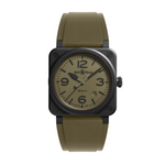 Bell & Ross New Watches - INSTRUMENTS BR 03 MILITARY CERAMIC | Manfredi Jewels