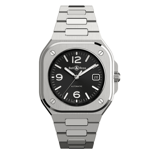 Bell & Ross New Watches - URBAN BR 05 BLACK STEEL | Manfredi Jewels