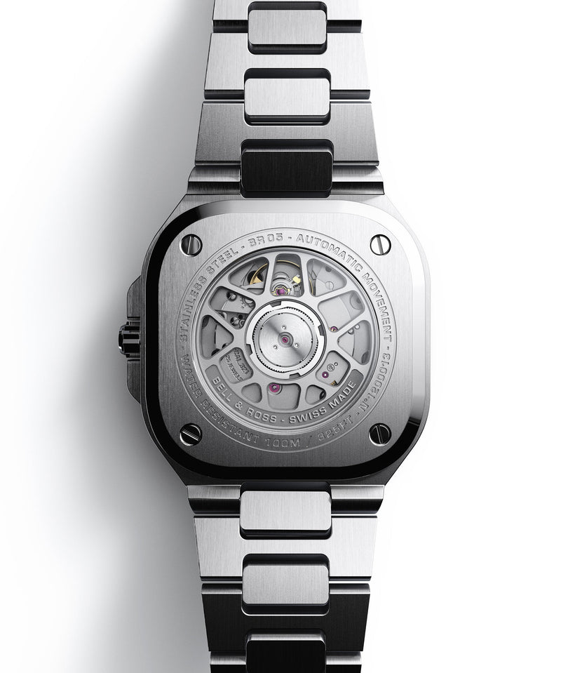 Bell & Ross New Watches - URBAN BR 05 BLACK STEEL | Manfredi Jewels