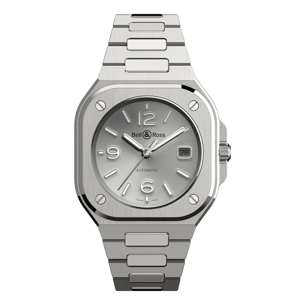 Bell & Ross New Watches - URBAN - BR 05 GREY STEEL | Manfredi Jewels