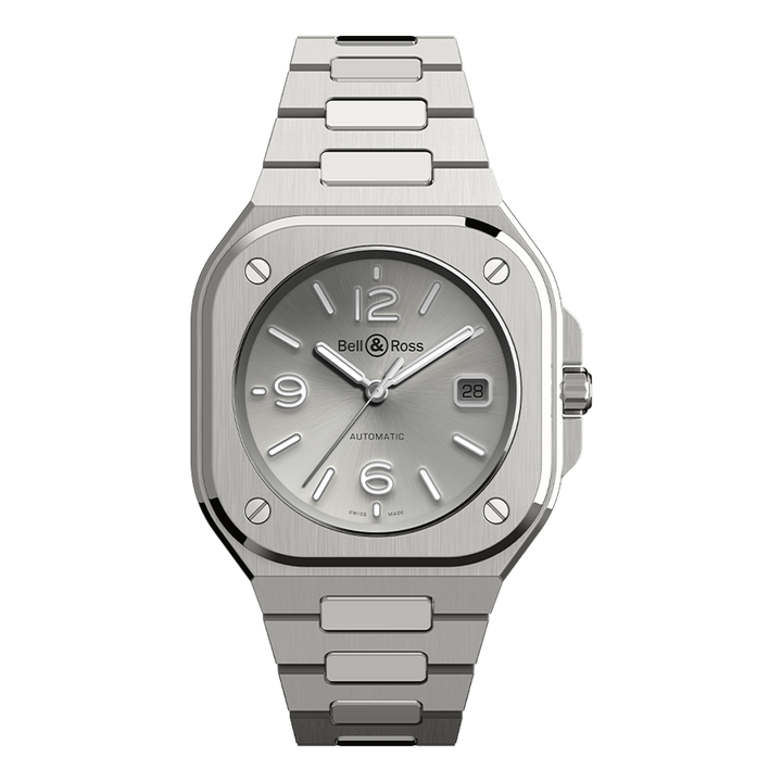 Bell & Ross New Watches - URBAN - BR 05 GREY STEEL | Manfredi Jewels