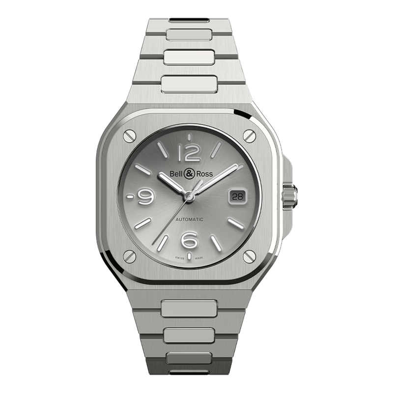 Bell & Ross New Watches - URBAN BR 05 GREY STEEL | Manfredi Jewels