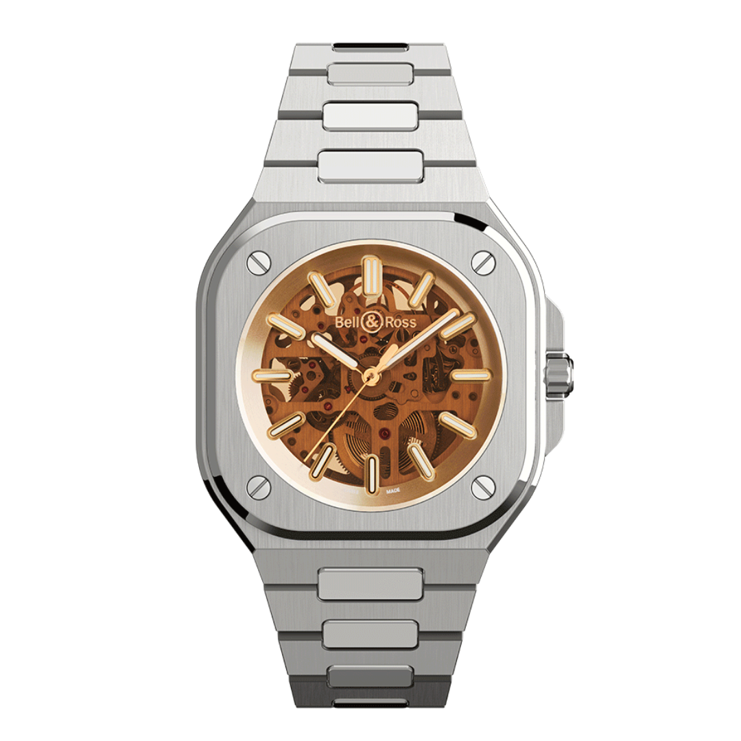 Bell & Ross Watches - URBAN - BR 05 SKELETON GOLDEN | Manfredi Jewels