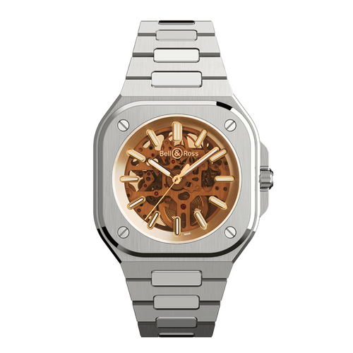 Bell & Ross Watches - URBAN BR 05 SKELETON GOLDEN | Manfredi Jewels