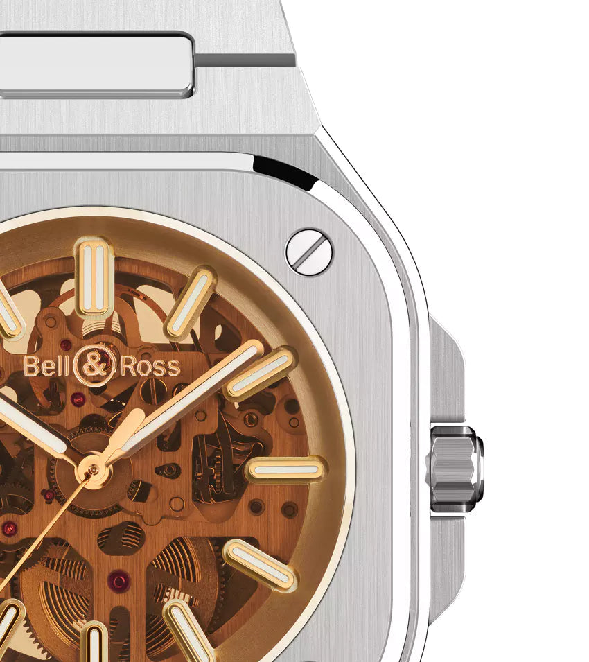 Bell & Ross Watches - URBAN - BR 05 SKELETON GOLDEN | Manfredi Jewels