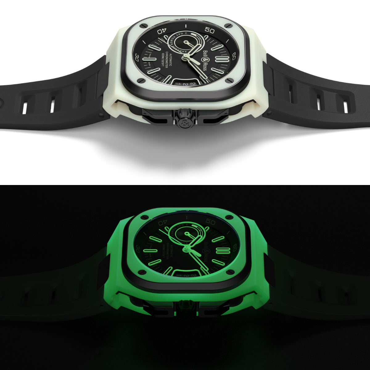 Bell & Ross Watches - URBAN - BR-X5 GREEN LUM | Manfredi Jewels