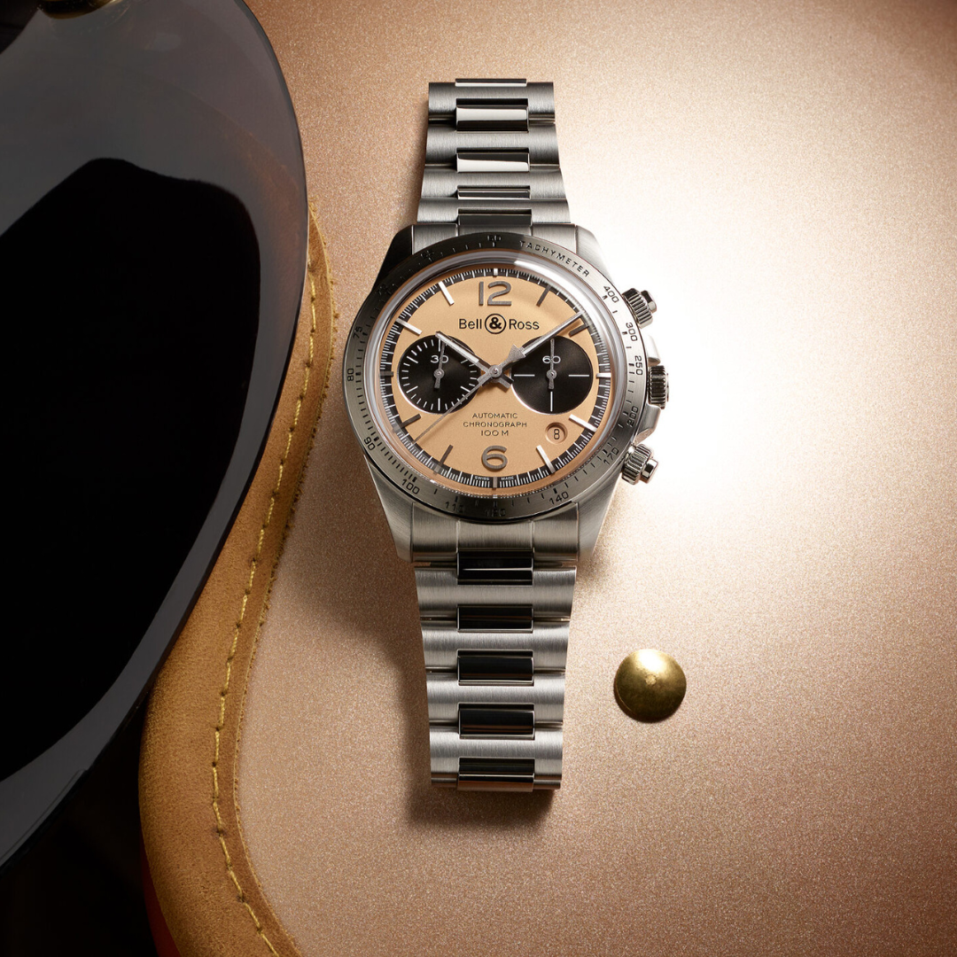Bell & Ross New Watches - VINTAGE - BR V2 CHRONO BELLYTANKER | Manfredi Jewels