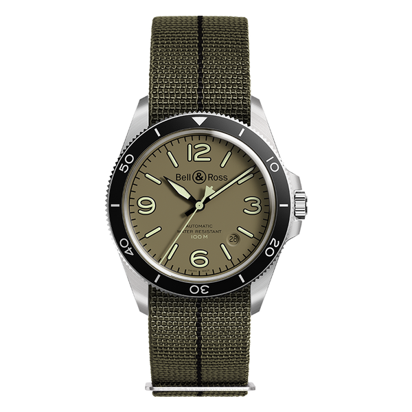 Bell & Ross Vintage - Br V2 Military Green - New Watches
