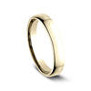 Benchmark Engagement - 18K Yellow Gold Euro Dome Comfort Fit 3.5 Wedding Band Ring | Manfredi Jewels