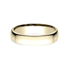 Benchmark Engagement - 18K Yellow Gold Euro Dome Comfort Fit 4.5 Wedding Band Ring | Manfredi Jewels