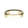 Benchmark Wedding Rings - 18K Yellow Gold Euro Dome Comfort Fit 4.5 Band Ring | Manfredi Jewels