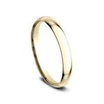 Benchmark Wedding Rings - 18K Yellow Gold Regular Dome Comfort Fit 2.0 Band Ring | Manfredi Jewels
