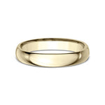 Benchmark Wedding Rings - 18K Yellow Gold Regular Dome Comfort Fit 4.0 Band Ring | Manfredi Jewels