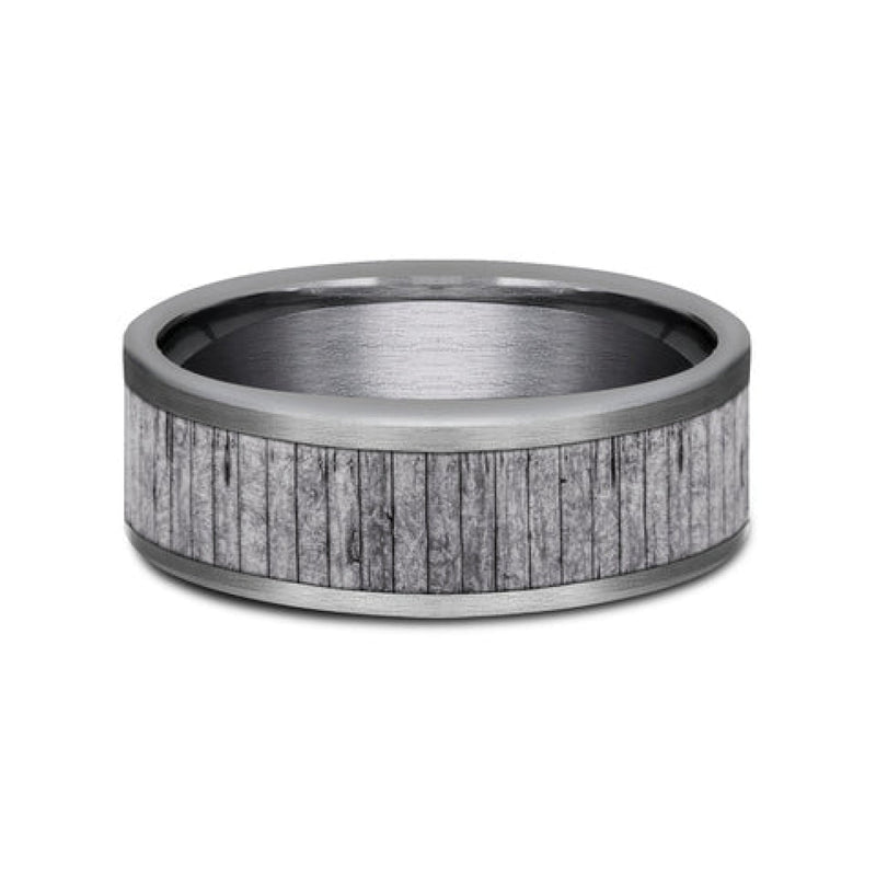 Benchmark Wedding Rings - Alder Tantalum Comfort Fit 8.0 Band Ring | Manfredi Jewels