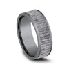 Benchmark Wedding Rings - Alder Tantalum Comfort Fit 8.0 Band Ring | Manfredi Jewels