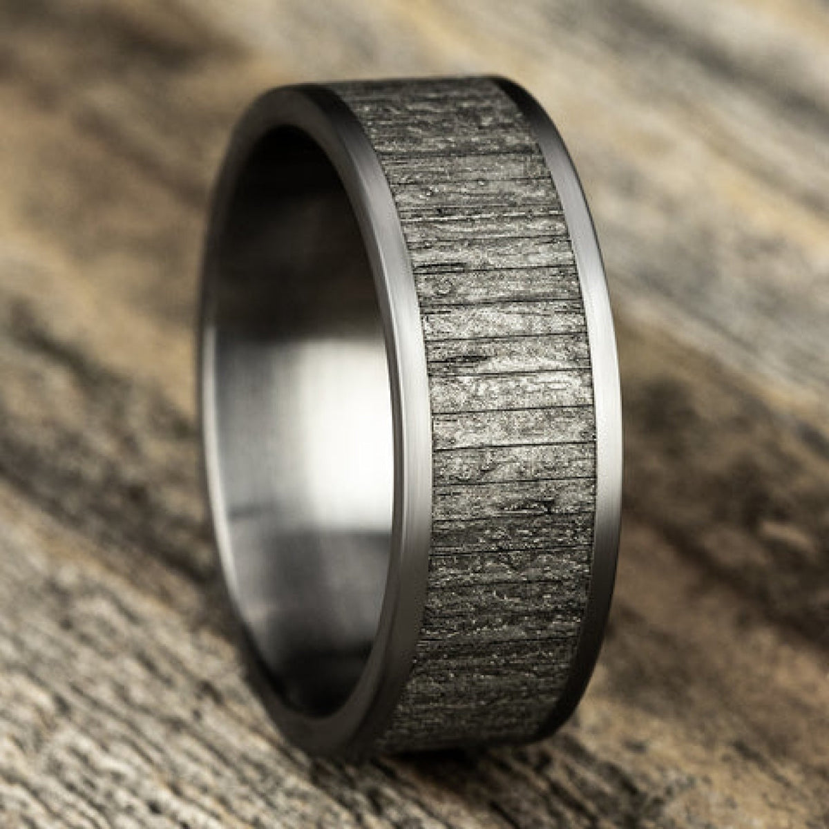 Benchmark Wedding Rings - Alder Tantalum Comfort Fit 8.0 Wedding Band Ring | Manfredi Jewels