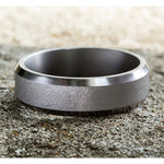 Benchmark Wedding Rings - Alpha Tantalum Comfort Fit 7.0 Band Ring | Manfredi Jewels