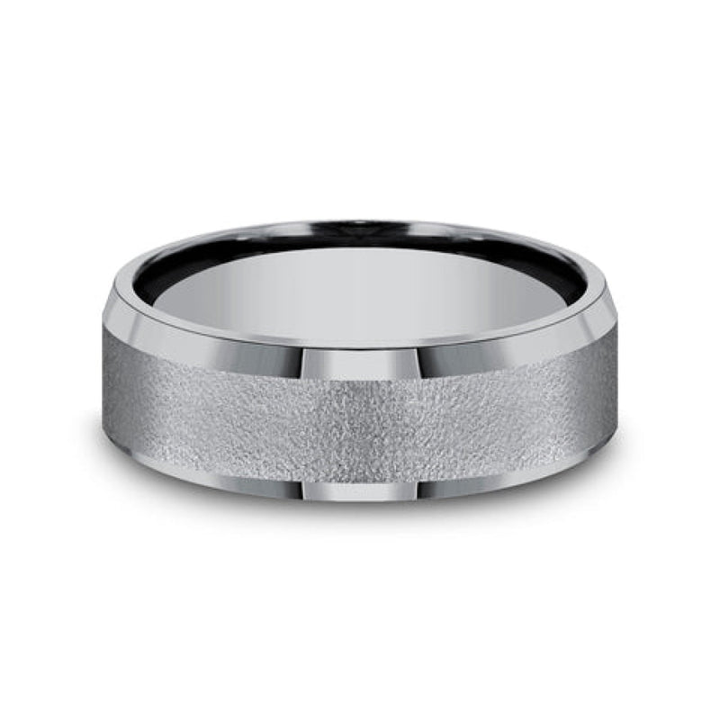 Benchmark Wedding Rings - Alpha Tantalum Comfort Fit 7.0 Band Ring | Manfredi Jewels