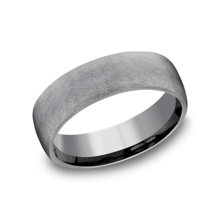 Benchmark Wedding Rings - Aurora Tantalum European Comfort Fit 6.5 Wedding Band Ring | Manfredi Jewels