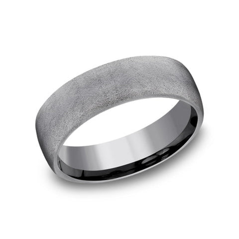 Aurora Tantalum European Comfort Fit 6.5 Wedding Band Ring
