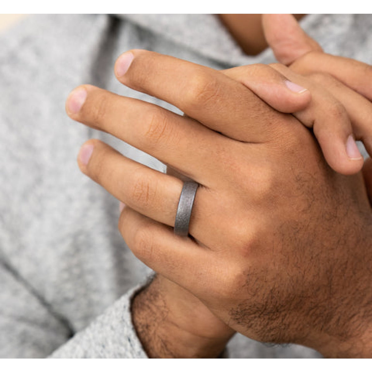 Benchmark Wedding Rings - Aurora Tantalum European Comfort Fit 6.5 Wedding Band Ring | Manfredi Jewels