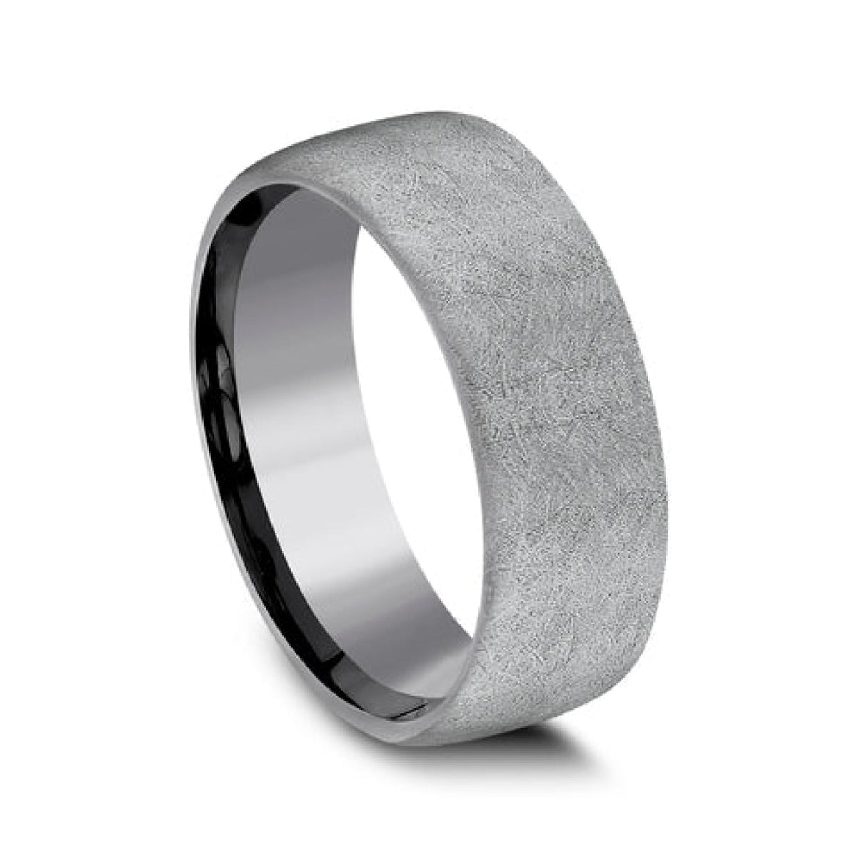 Benchmark Wedding Rings - Aurora Tantalum European Comfort Fit 8.0 Wedding Band Ring | Manfredi Jewels