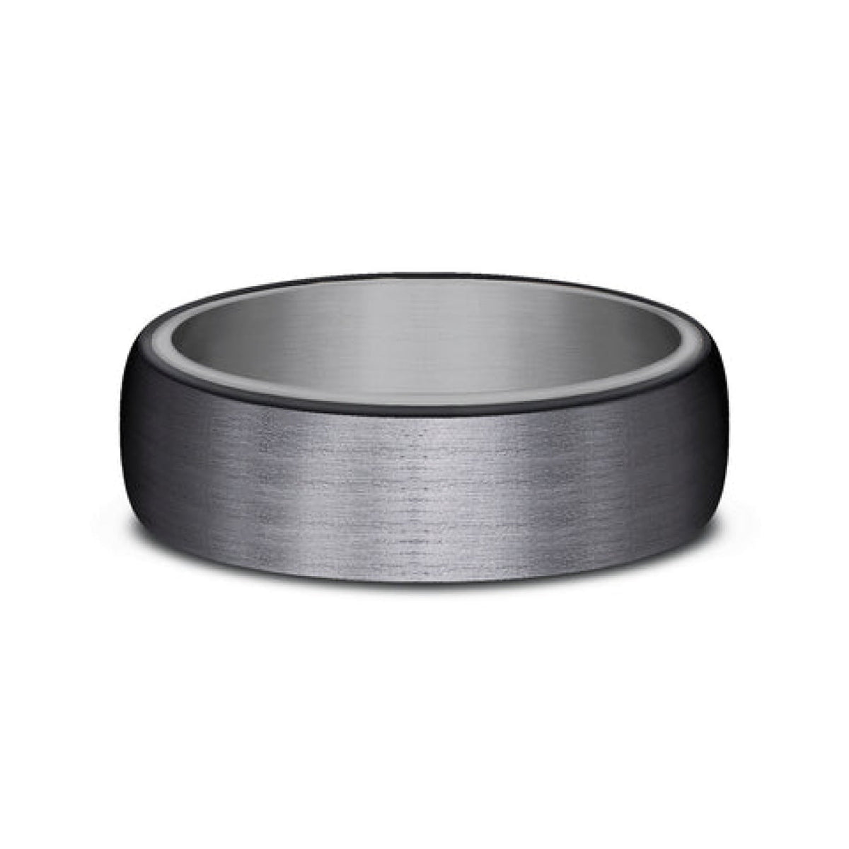 Benchmark Wedding Rings - Baron Tantalum & Titanium Comfort Fit 6.5 Wedding Band Ring | Manfredi Jewels