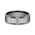 Benchmark Wedding Rings - Chancellor Tantalum Comfort Fit 7.0 Band Ring | Manfredi Jewels